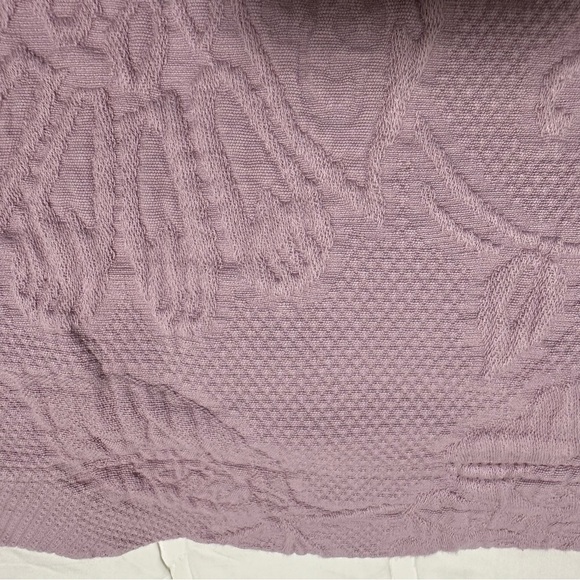 The Company Store Pair of Putnam Matelassé Cotton Euro Pillow Shams in Wisteria - Picture 4 of 13